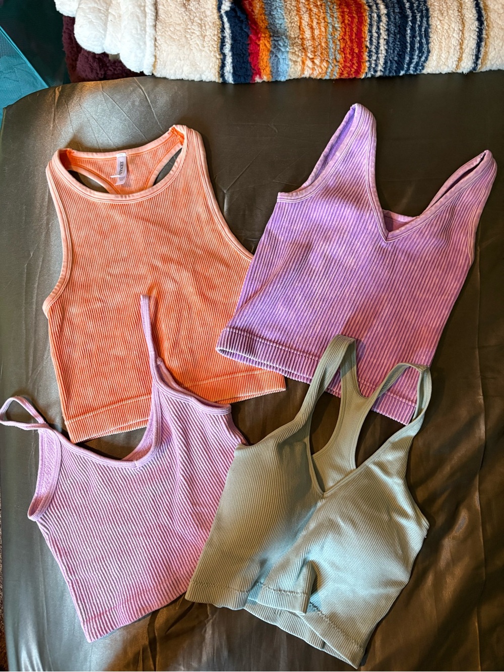 Ribbed tank tops